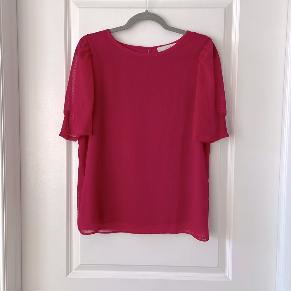 Loft short sleeve blouse